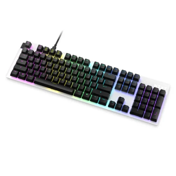 NZXT Function Full Size Mechanical Keyboard (紅軸) - 白色