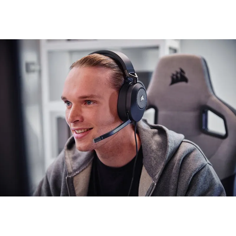 1879_0_P_17504058921542 Corsair HS65 Dolby Audio 7.1 遊戲耳機 (Black/White) - 白色 - Image 1