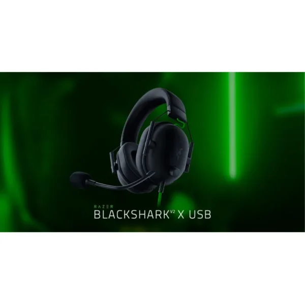 Razer BlackShark V2 X USB 抗噪有線電競耳機