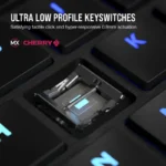 CORSAIR K100 AIR Wireless Ultra-Thin Mechanical Gaming Keyboard (CHERRY MX ULTRA LOW) - Image 4