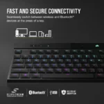 CORSAIR K100 AIR Wireless Ultra-Thin Mechanical Gaming Keyboard (CHERRY MX ULTRA LOW)