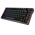 ASUS ROG Azoth NX 2.4 GHz SpeedNova OLED PBT 75% 無線機械自組遊戲鍵盤 - 青軸