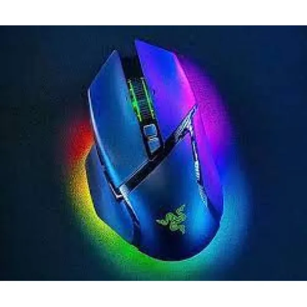 Razer Basilisk V3 Pro 人體工學無線遊戲滑鼠 (黑/白) - 白色