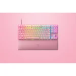 Razer Huntsman V2 Tenkeyless 光學軸機械式鍵盤 (線性光學按鍵軸) - Quartz 粉紅色 - Image 4