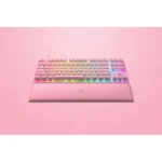 Razer Huntsman V2 Tenkeyless 光學軸機械式鍵盤 (線性光學按鍵軸) - Quartz 粉紅色 - Image 2
