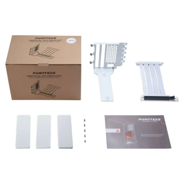 Phanteks 追風者 PCIe 4.0 Vertical GPU Kit 直立顯示卡支架 (PH-VGPUKT4.0_03_WT) - White 白色