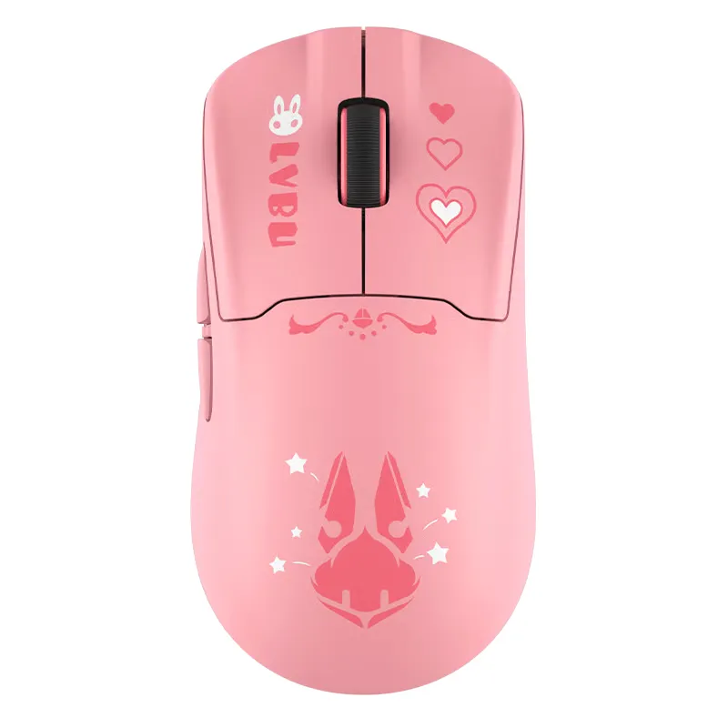 2964_0_P_17534558637180 Valkyrie M1 Lvbu 4KHz 輕量化 滑鼠 - Pink 粉紅色 - Image 1